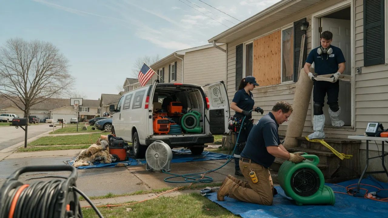 Water Damage Restoration in Lower Peach Tree, AL near me